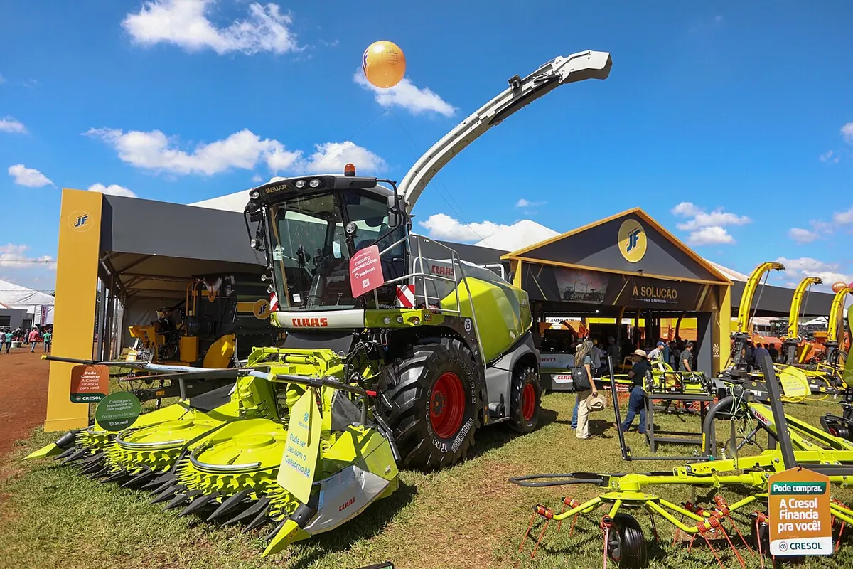 Máquinas na Agrishow