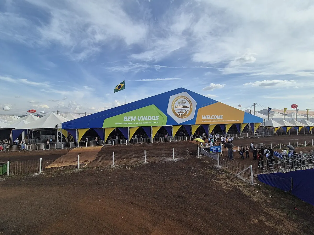 Fachada da Agrishow 2026