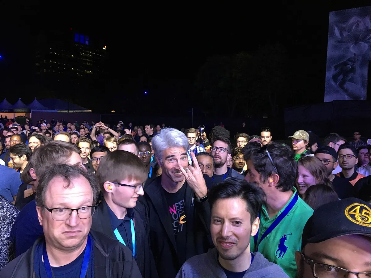 Craig Federighi na WWDC de 2019