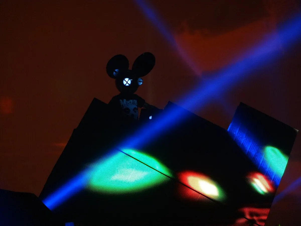 Deadmau5 se apresentando no re:Invent de 2013