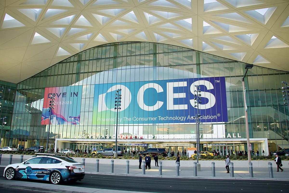 Centro de Convenções de Las Vegas durante o CES 2025