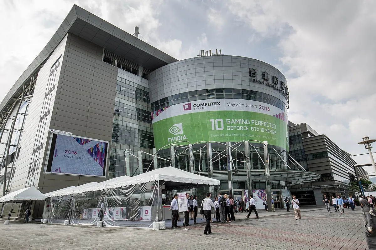 COMPUTEX no Nangang Exhibition Center em 2016