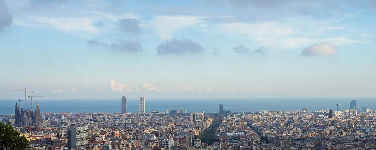Barcelona vista do Parc Güell