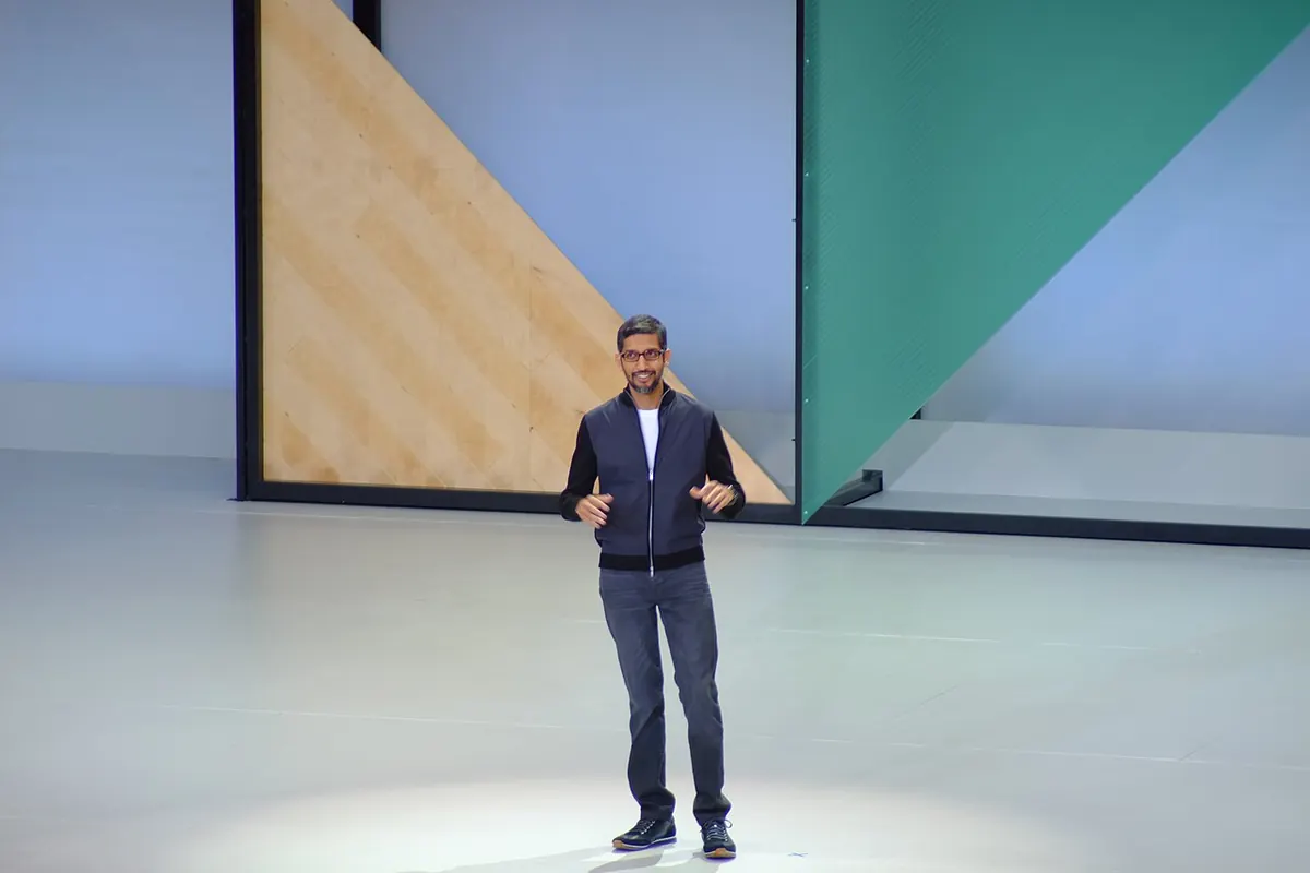 Sundar Pichai na keynote do I/O de 2017