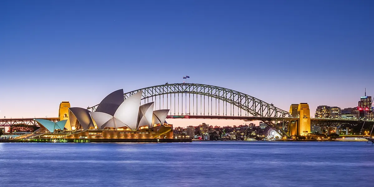Sydney ao entardecer