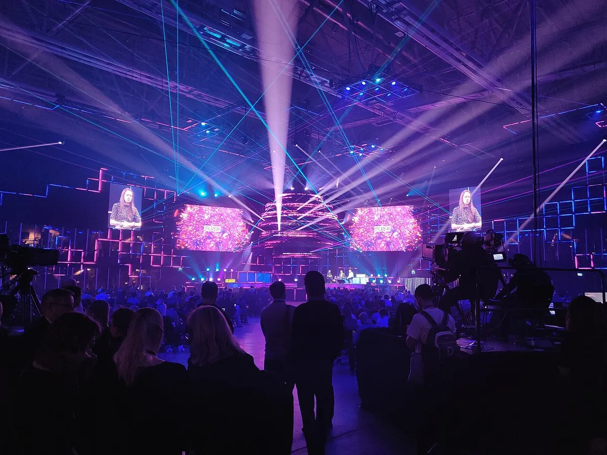Um dos palcos do Slush em 2019