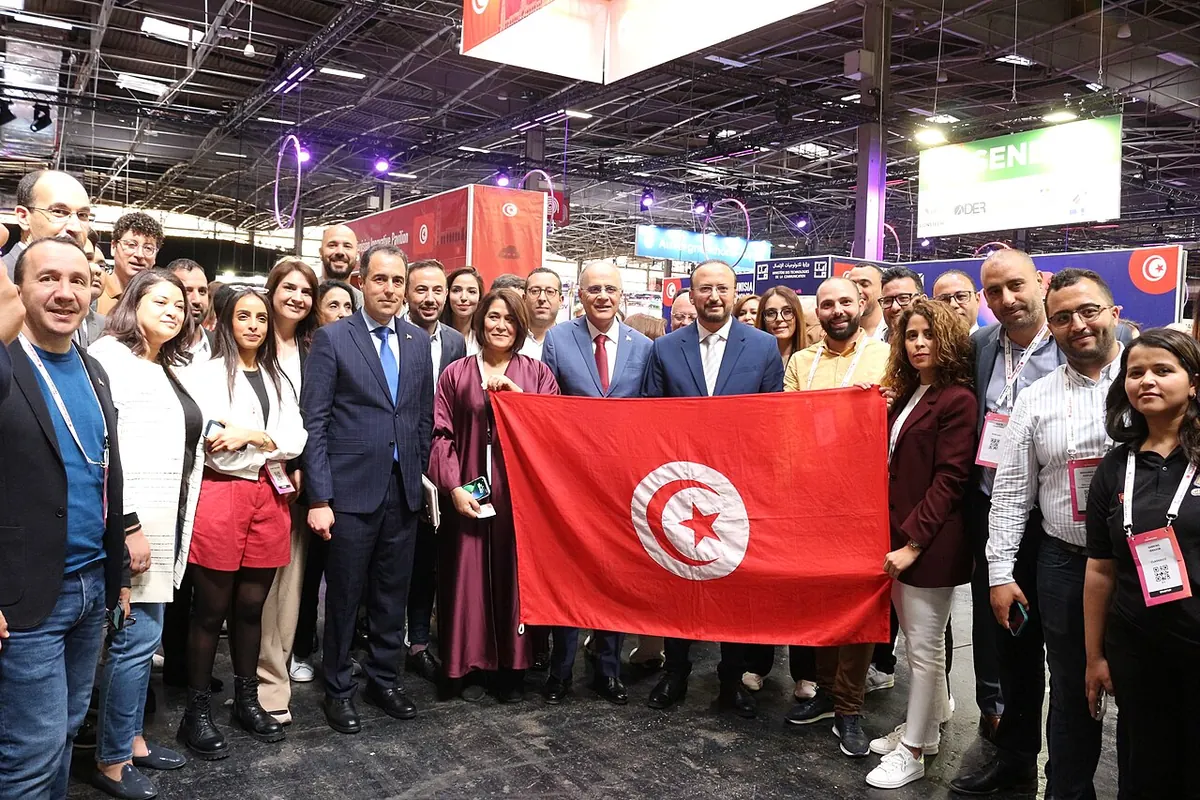 Delegação de startups da Tunísia na VivaTech de 2024