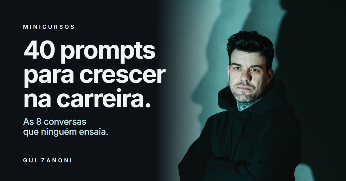 40 prompts para crescer na carreira.